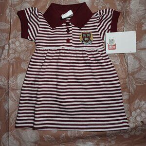 Harvard College Eagles Striped Gameday Dress w/Bloomer